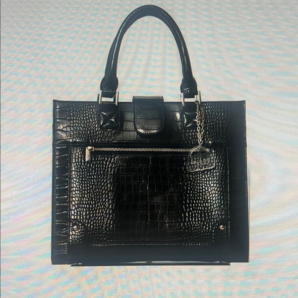 Glass handbag lady satchel